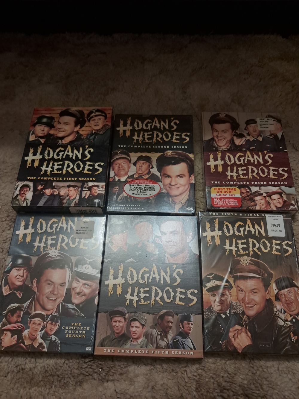 Hogan's Heroes Complete Season DVD Box Set - Brown